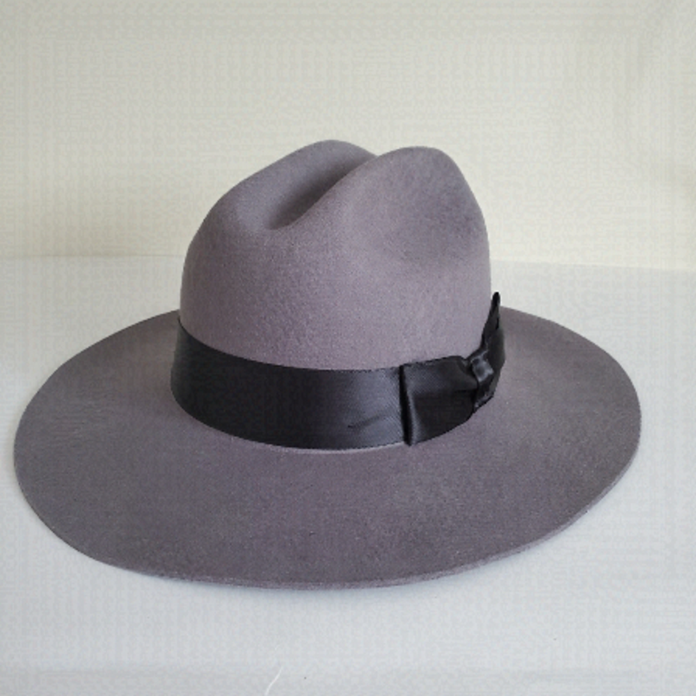 Brixton Grey Wool Hat